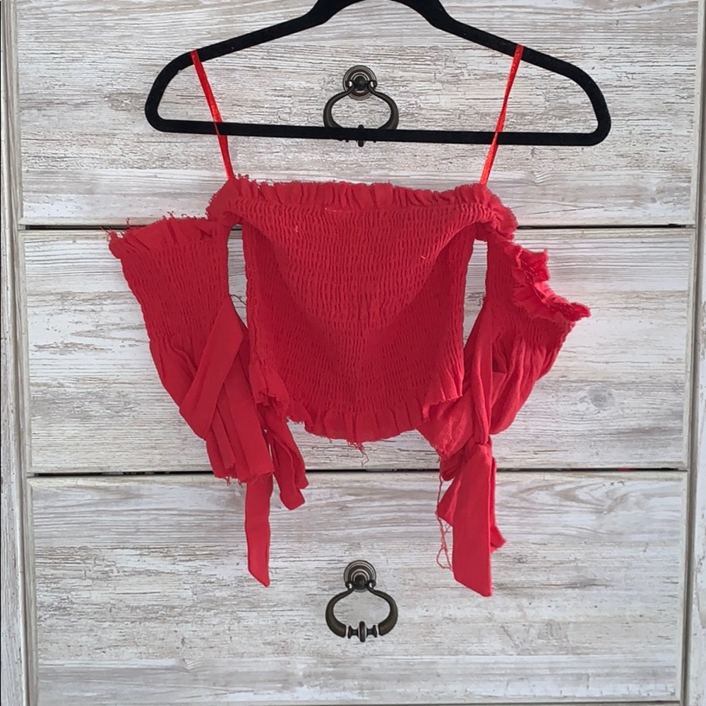 princess Polly Red going out top